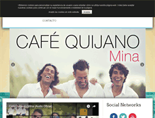 Tablet Screenshot of cafequijano.com